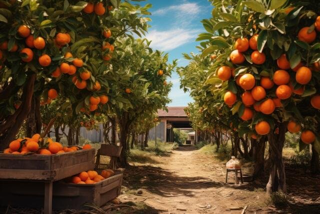 orange tree farm